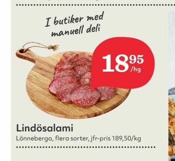 Hemköp Lönneberga Salami erbjuda