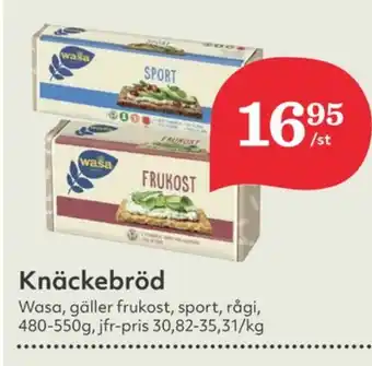 Hemköp Frukost Knäckebröd erbjuda