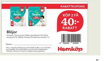 Pampers Rabatt