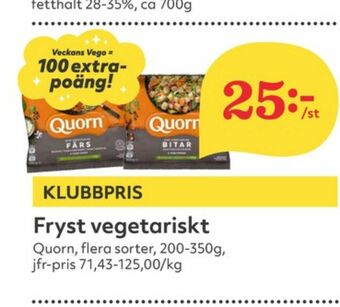 Hemköp Quorn Vegetarmat erbjuda