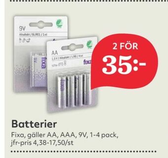 Hemköp Fixa Batterier erbjuda