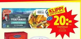 ICA Kvantum Findus Fiskpinnar erbjuda