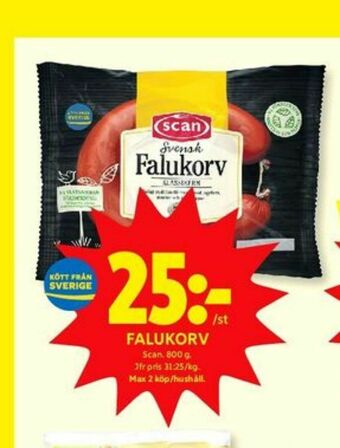 ICA Kvantum Scan Falukorv erbjuda