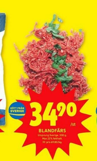 ICA Kvantum Blandfärs erbjuda