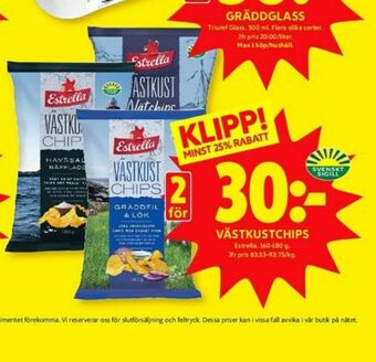 ICA Kvantum Estrella Chips erbjuda