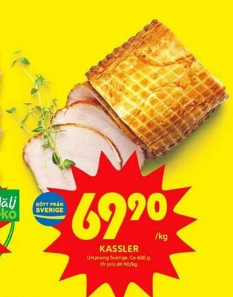 ICA Kvantum Kassler erbjuda