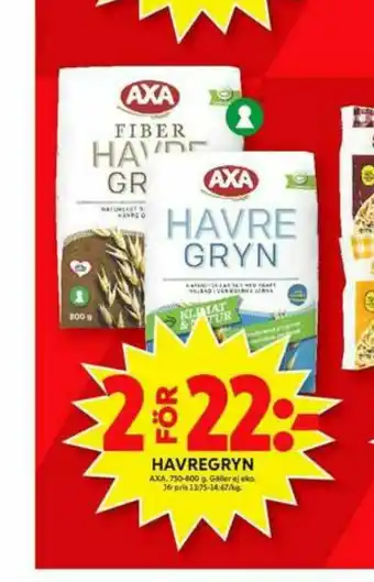 ICA Maxi AXA Havregryn erbjuda