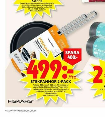 ICA Maxi Fiskars Stekpanna erbjuda