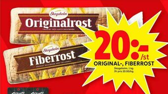 ICA Maxi Fiberrost Toastbröd erbjuda