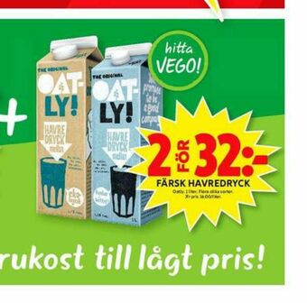 ICA Maxi Oatly Havredryck erbjuda