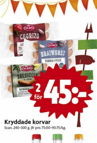 ICA Nära Scan Bratwurst erbjuda