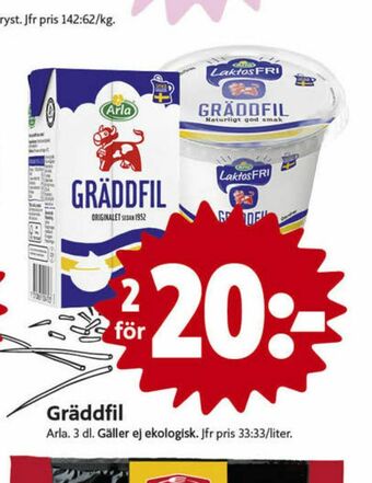 ICA Nära Arla Gräddfil erbjuda