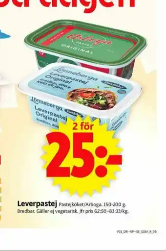 Pastejköket Leverpastej