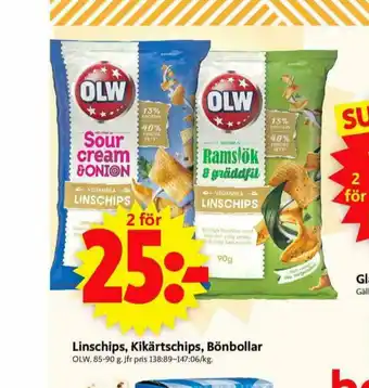 ICA Supermarket OLW Snacks erbjuda