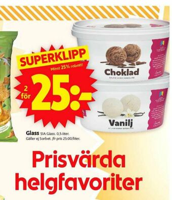 ICA Supermarket Sia Glass erbjuda
