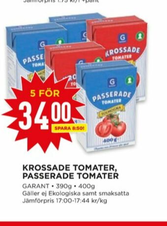Willys Garant Tomater erbjuda
