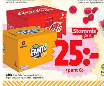 ICA Supermarket Fanta Läskedryck erbjuda