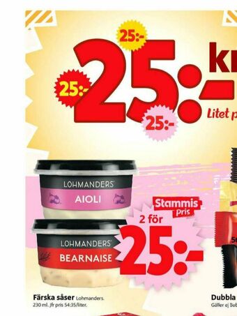 ICA Supermarket Lohmanders Aioli erbjuda
