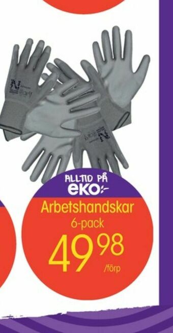 EKO Nelson Garden Arbetshandskar erbjuda