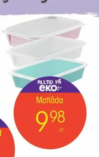 EKO Matlådor erbjuda