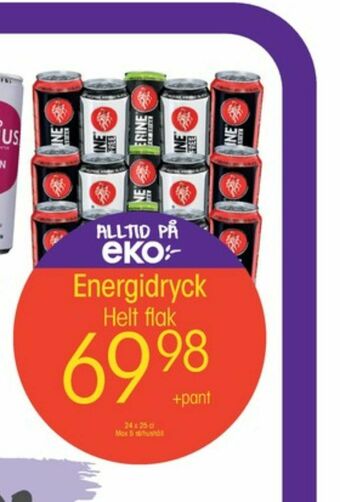 EKO Wolverine Energidryck erbjuda