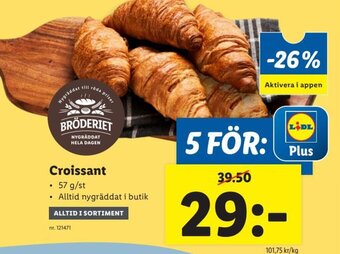 Lidl Croissant erbjuda