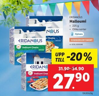 Lidl ERIDANOUS Halloumi erbjuda