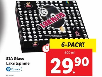 Lidl SIA Glass Lakritspinne erbjuda