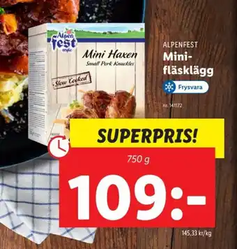 Lidl ALPENFEST Mini-fläsklägg erbjuda