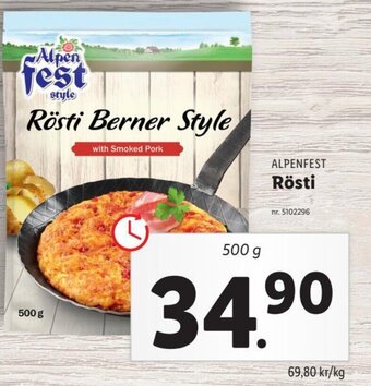 Lidl ALPENFEST Rösti erbjuda