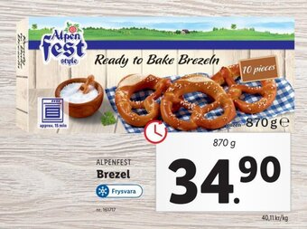Lidl ALPENFEST Brezel erbjuda
