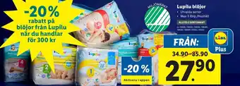 Lidl Lupilu blöjor erbjuda