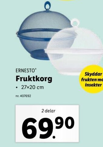 Lidl ERNESTO Fruktkorg erbjuda