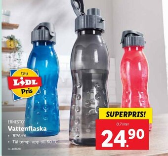 Lidl ERNESTO Vattenflaska erbjuda