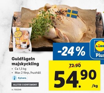 Lidl Guldfågeln majskyckling erbjuda