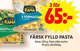 ICA Maxi FÄRSK FYLLD PASTA erbjuda