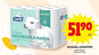 HUSHÅLLSPAPPER