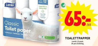 ICA Maxi TOALETTPAPPER erbjuda