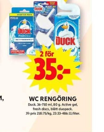 ICA Maxi WC RENGÖRING erbjuda