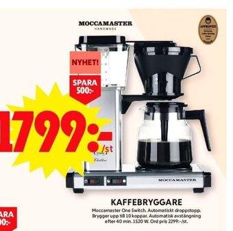 ICA Maxi KAFFEBRYGGARE erbjuda