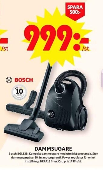 ICA Maxi BOSCH DAMMSUGARE erbjuda