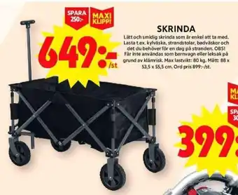 ICA Maxi SKRINDA erbjuda
