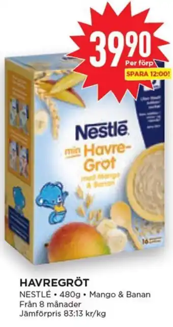 Willys HAVREGRÖT NESTLÉ erbjuda