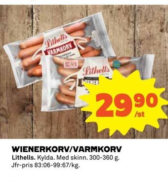 WIENERKORV/VARMKORV