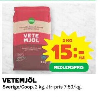 Coop VETEMJÖL erbjuda