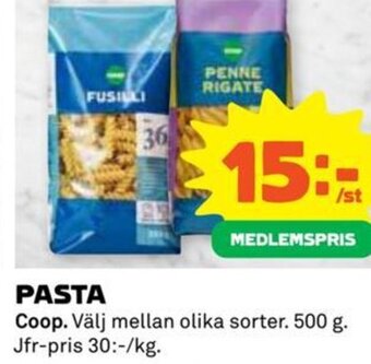 Coop PASTA erbjuda