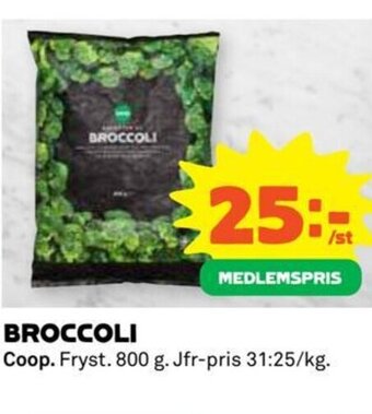 Coop BROCCOLI erbjuda