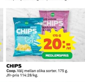 Coop CHIPS erbjuda