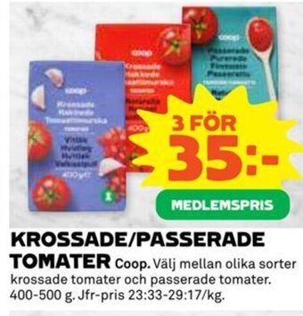 Coop KROSSADE/PASSERADE TOMATER erbjuda