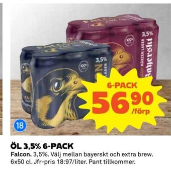 Coop ÖL 3,5% 6-PACK erbjuda
